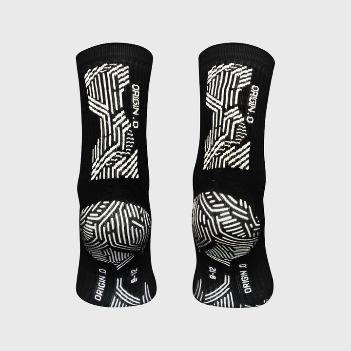 Precision Origin.0 Adult Rugby Grip Socks Black