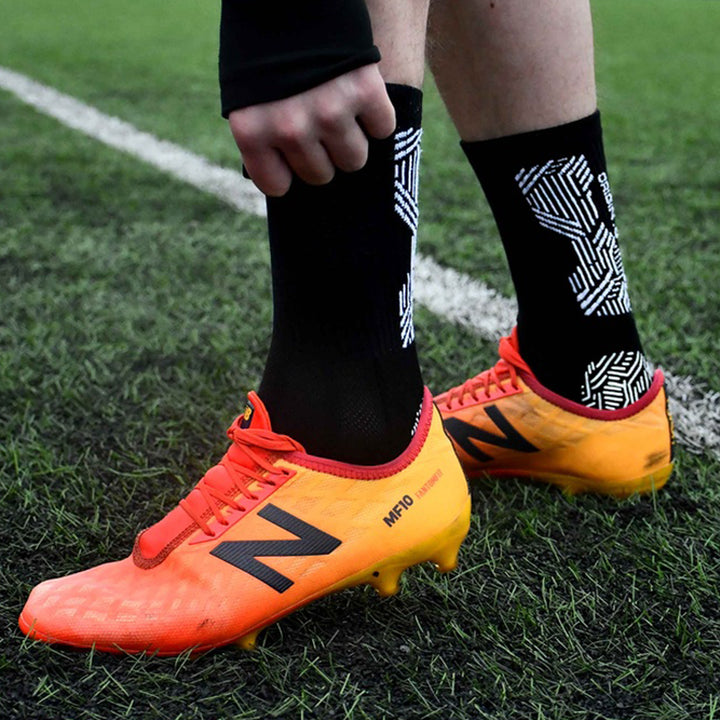 Precision Origin.0 Adult Rugby Grip Socks Black