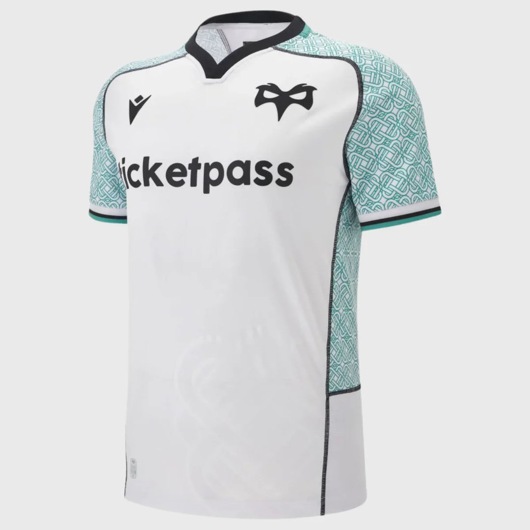 Macron Ospreys Away Replica Rugby Shirt 2025/26 - Rugbystuff.com
