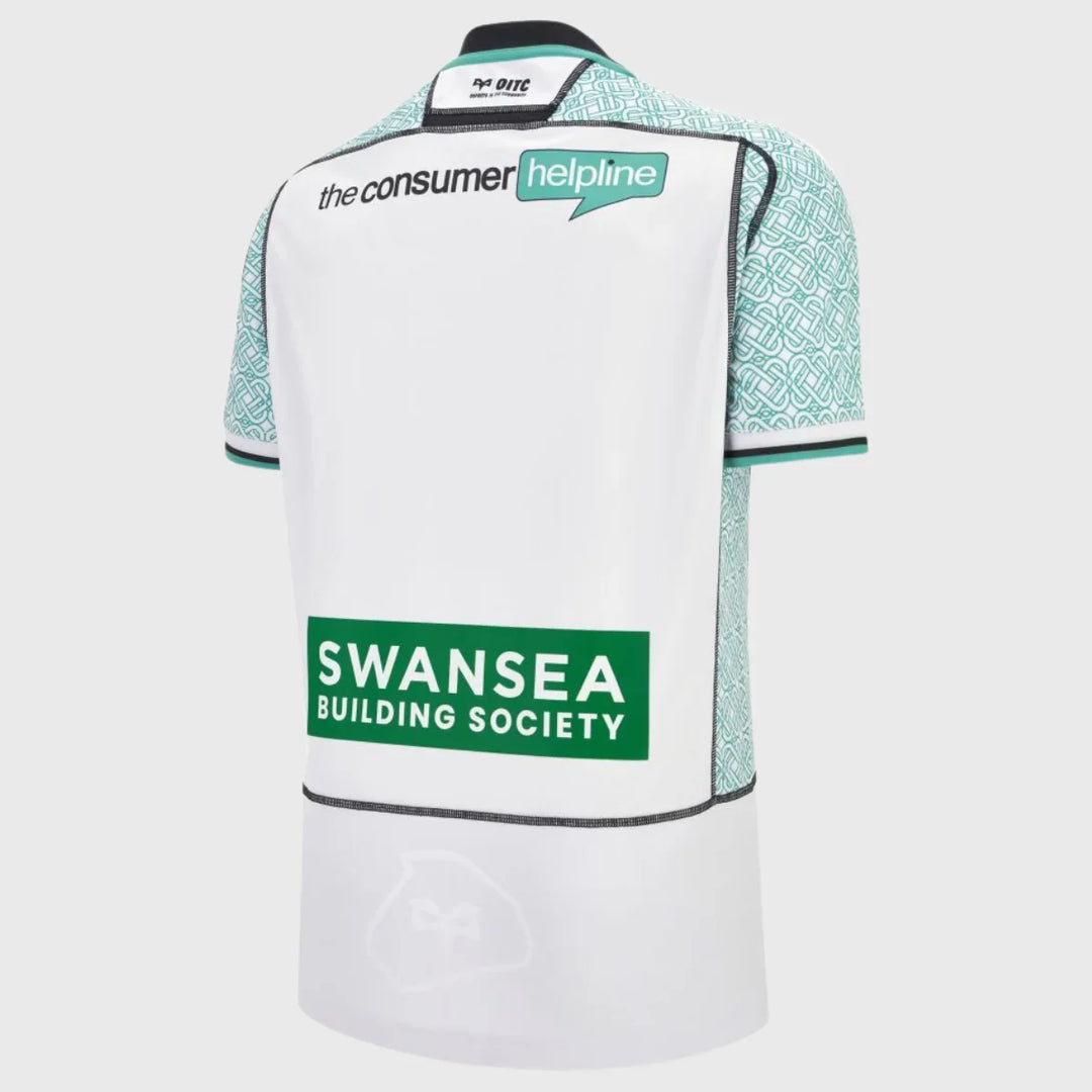 Macron Ospreys Away Replica Rugby Shirt 2025/26 - Rugbystuff.com