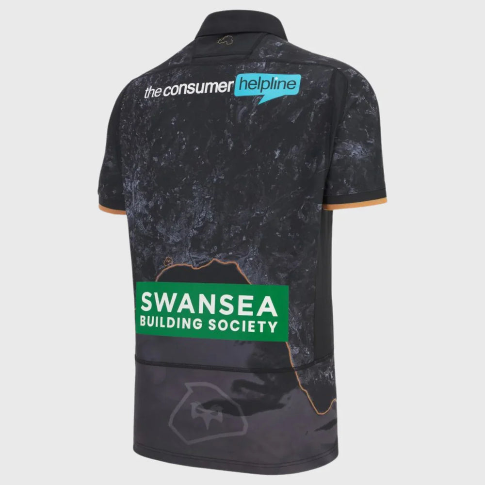 Macron Ospreys Home Replica Rugby Shirt 2025/26 - Rugbystuff.com