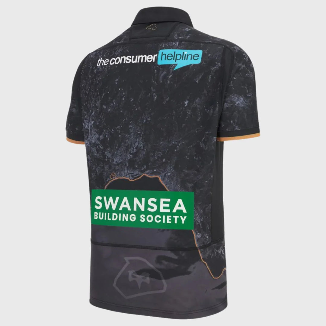 Macron Ospreys Home Replica Rugby Shirt 2025/26 - Rugbystuff.com