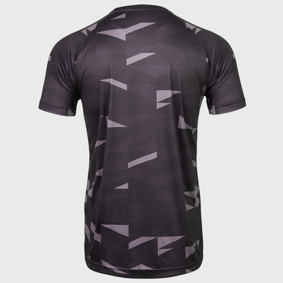 Oxen Army Rugby Gym Training Tee Geo Black 2025/26