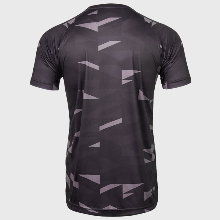 Oxen Army Rugby Gym Training Tee Geo Black 2025/26