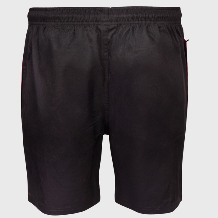 Oxen Army Rugby Panel Gym Shorts Black/Red 2025/26