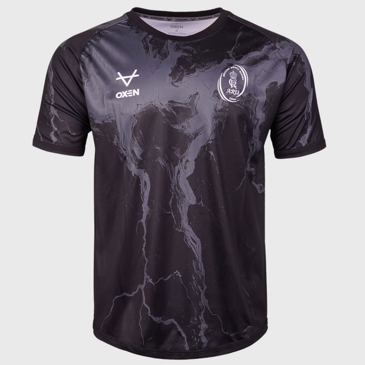 Oxen Army Rugby Gym Training Tee Black/Grey - Rugbystuff.com