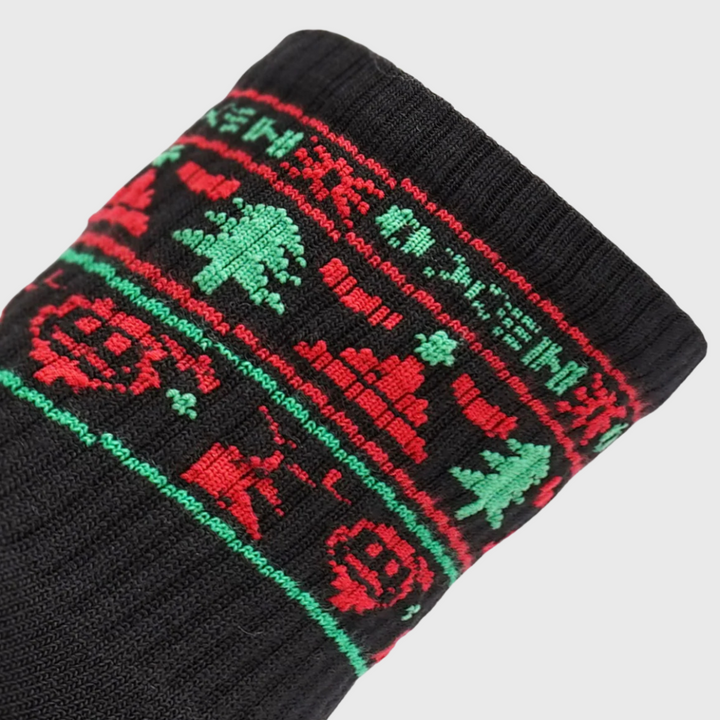 Oxen Rugby Christmas Socks Black
