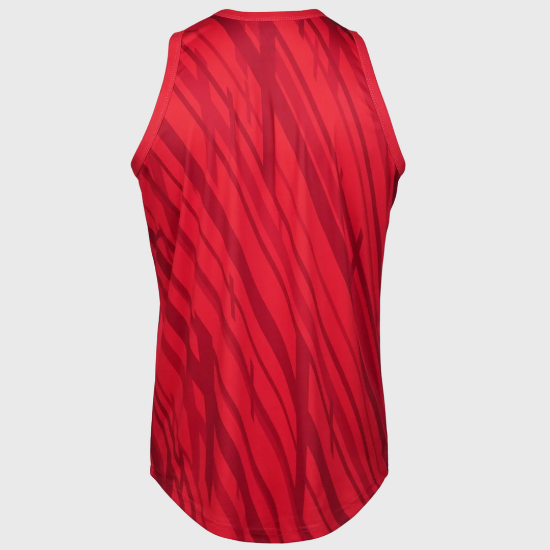 Oxen England Rugby League Warm Up Singlet Red 2026