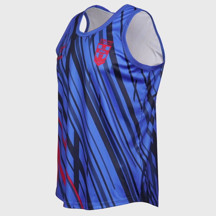 Oxen England Rugby League Warm Up Singlet Navy/Royal 2026