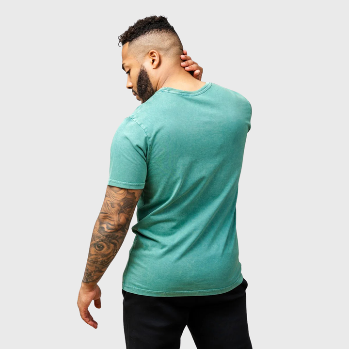 OXEN Est. 2010 Washed Tee Green