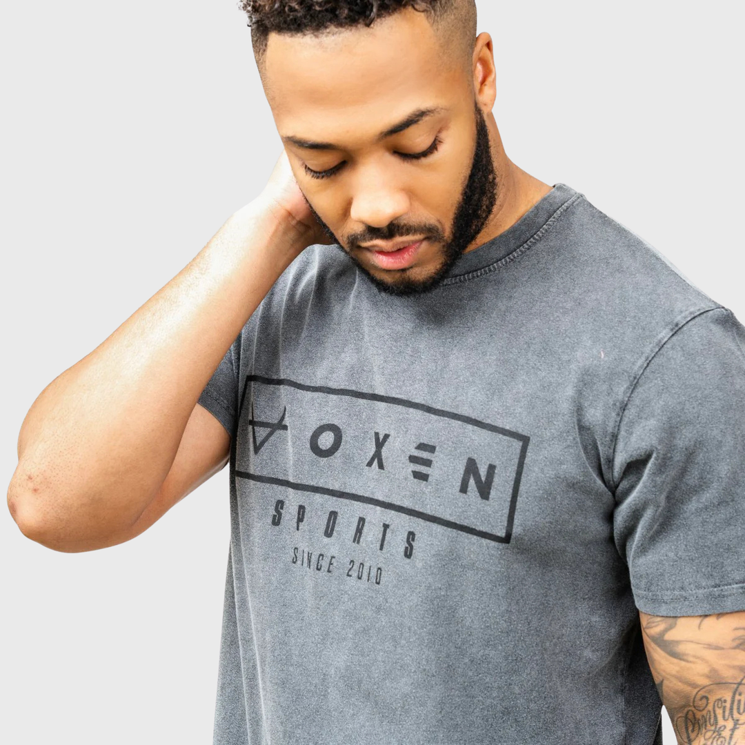 OXEN Est. 2010 Washed Tee Black