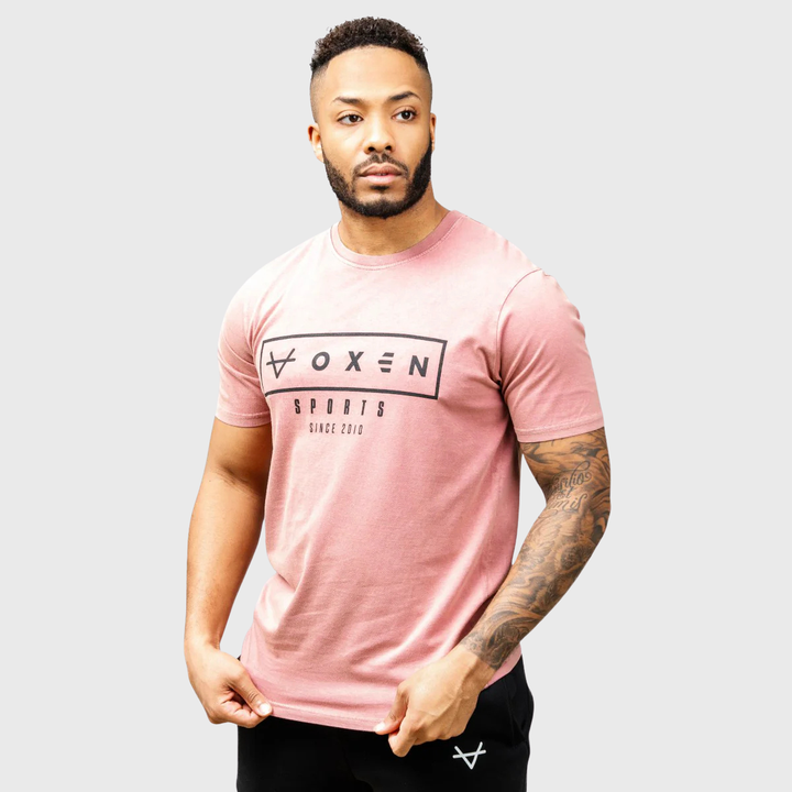 OXEN Est. 2010 Washed Tee Red