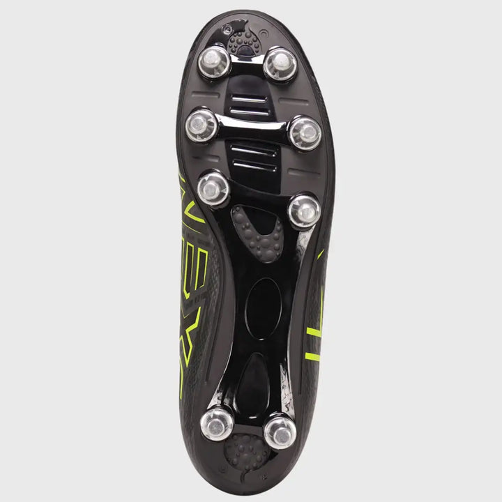 Oxen Meta X 8 Stud Rugby Boots Black Onyx - Rugbystuff.com