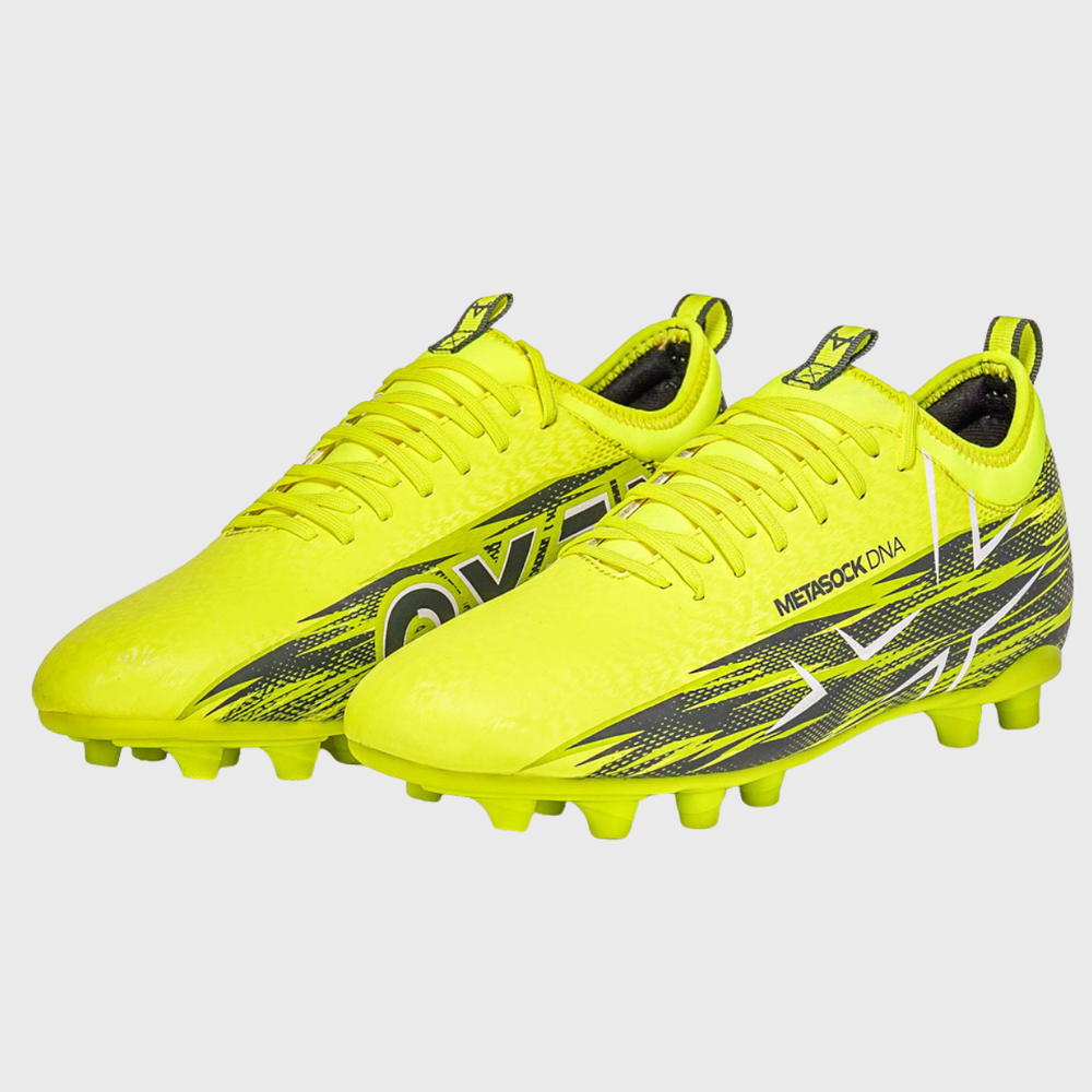 Oxen Meta X AG Junior Rugby Boots Yellow Flare - Rugbystuff.com