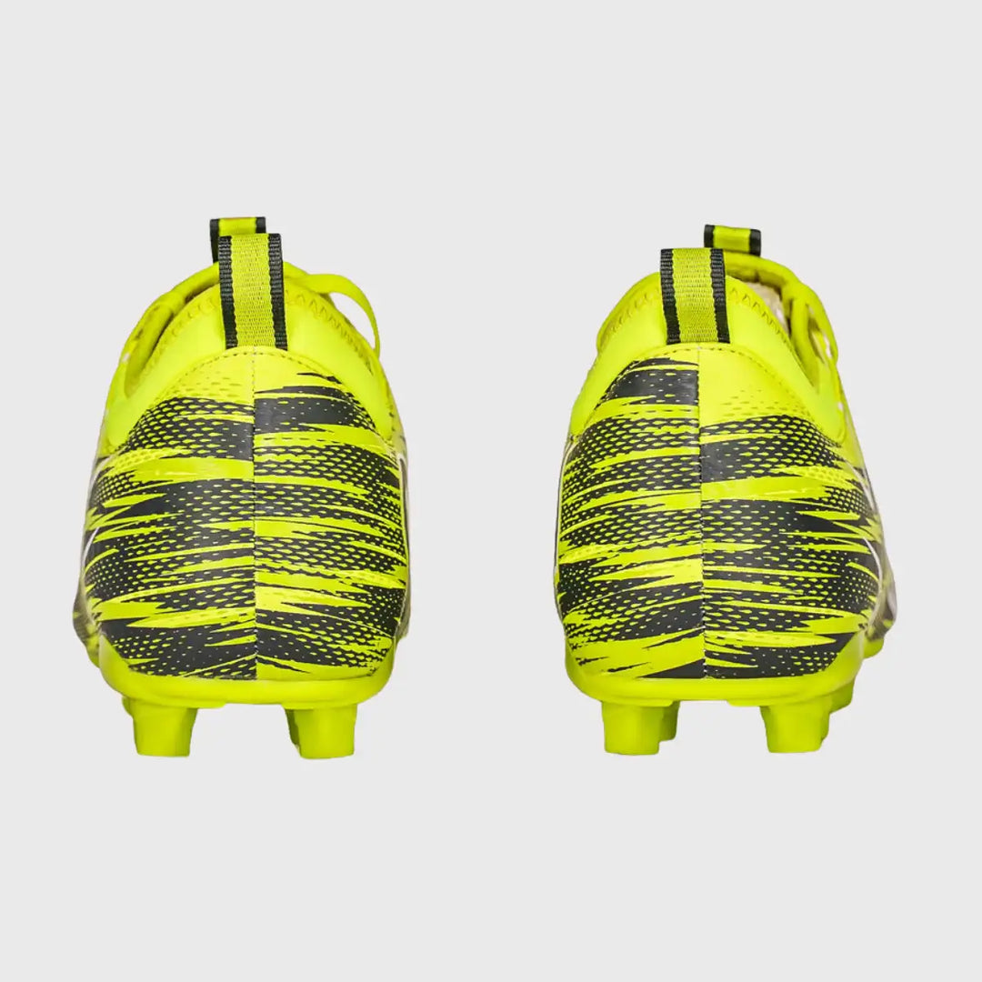 Oxen Meta X AG Junior Rugby Boots Yellow Flare - Rugbystuff.com