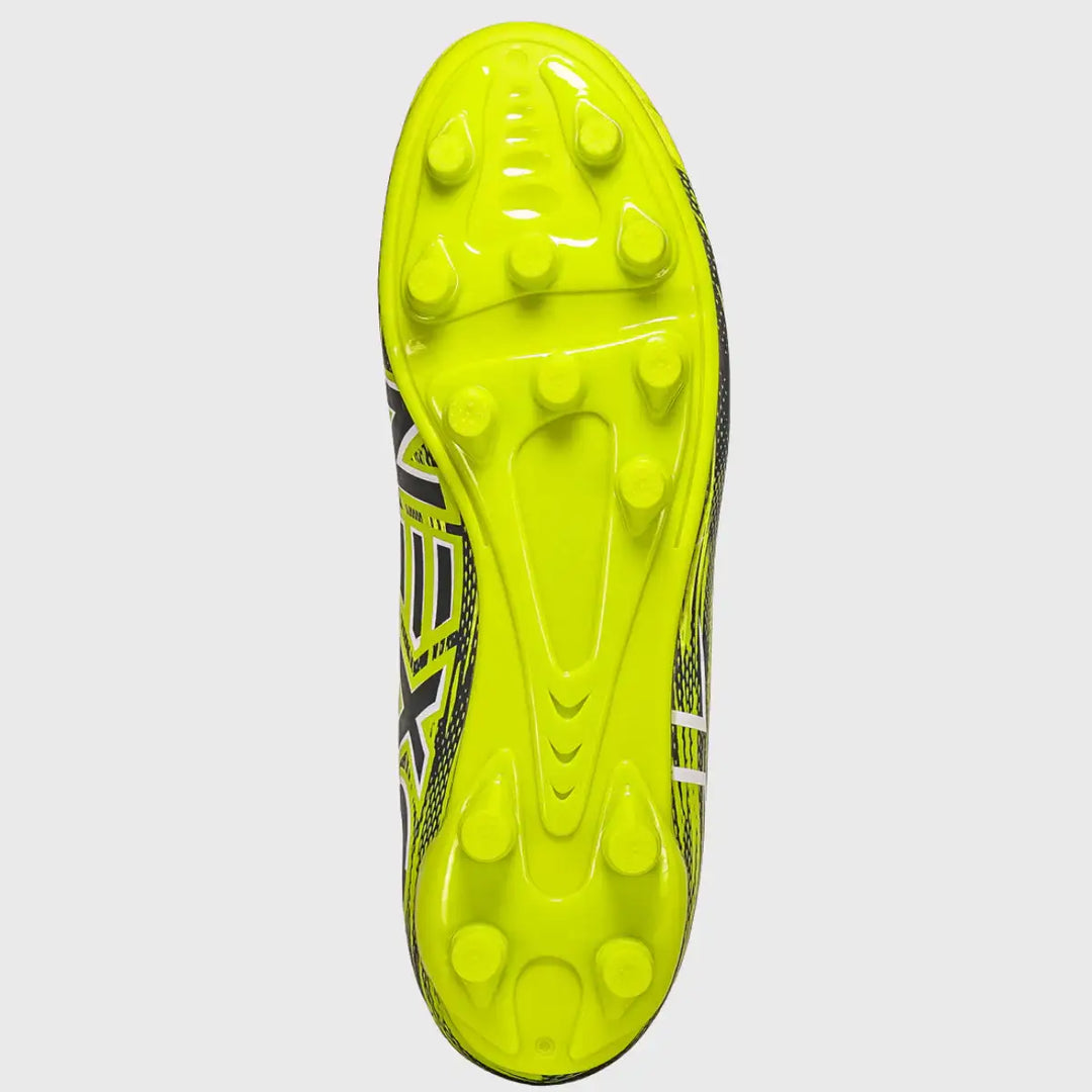 Oxen Meta X AG Junior Rugby Boots Yellow Flare - Rugbystuff.com