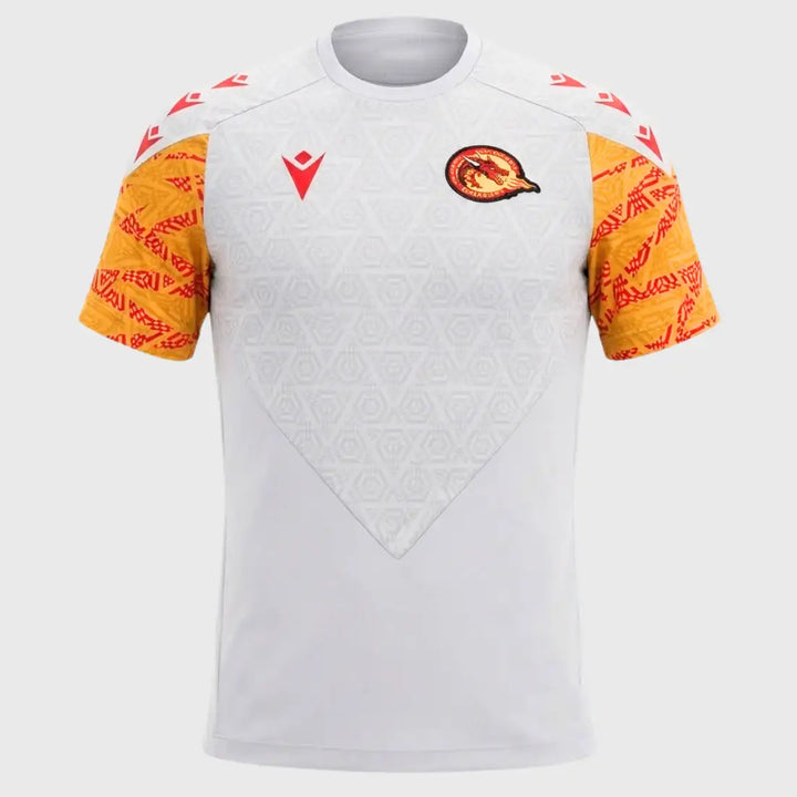 Macron Catalan Dragons Warm Up Rugby Shirt 2024/25 - Rugbystuff.com