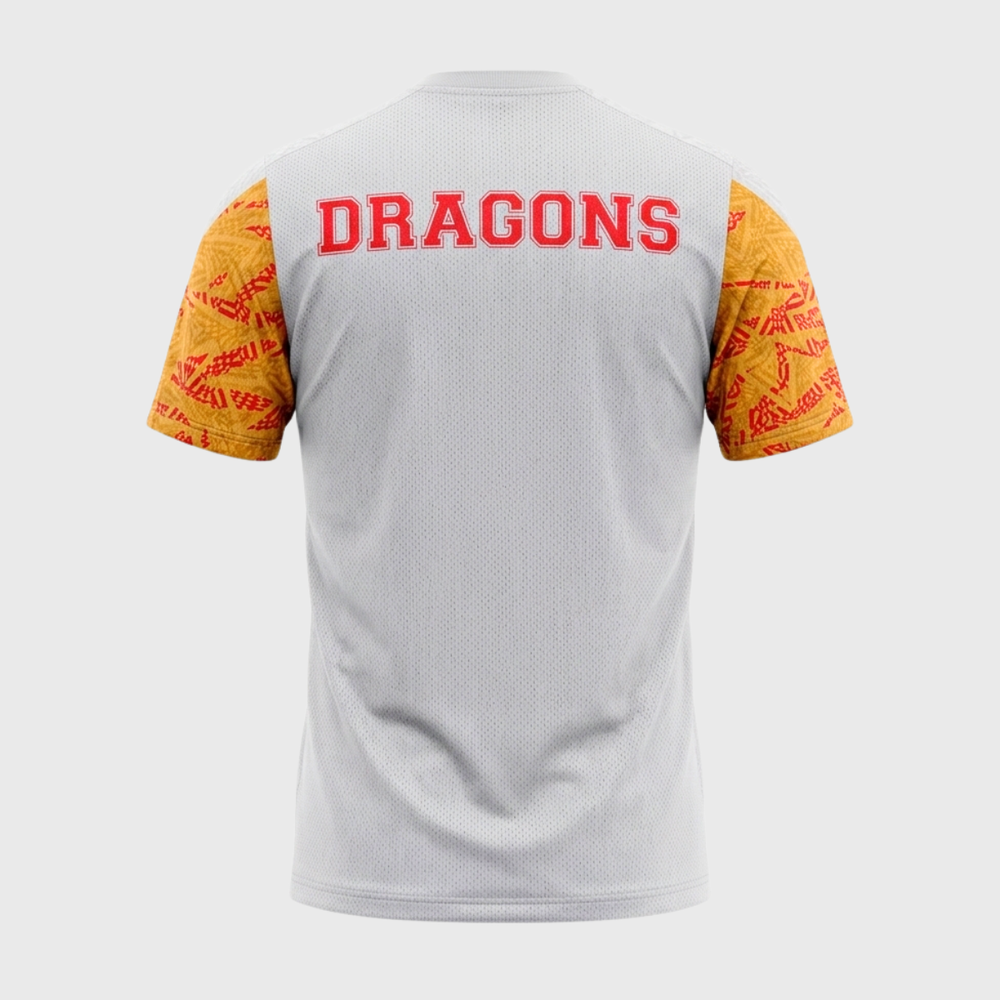 Macron Catalan Dragons Warm Up Rugby Shirt 2024/25 - Rugbystuff.com