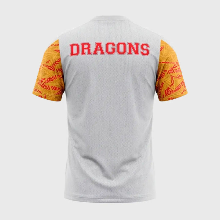 Macron Catalan Dragons Warm Up Rugby Shirt 2024/25 - Rugbystuff.com
