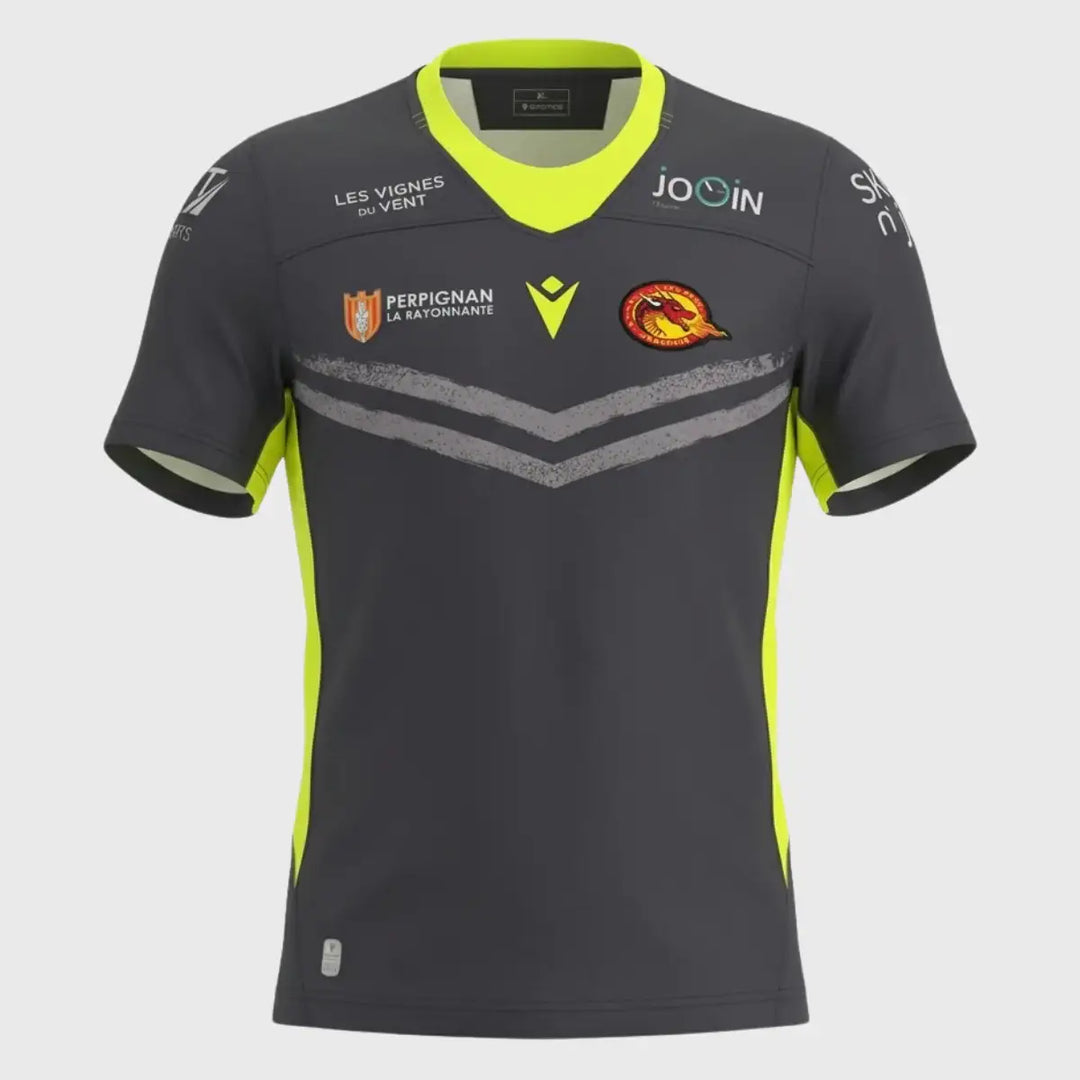 Macron Catalan Dragons Away Replica Rugby Shirt 2024/25 - Rugbystuff.com