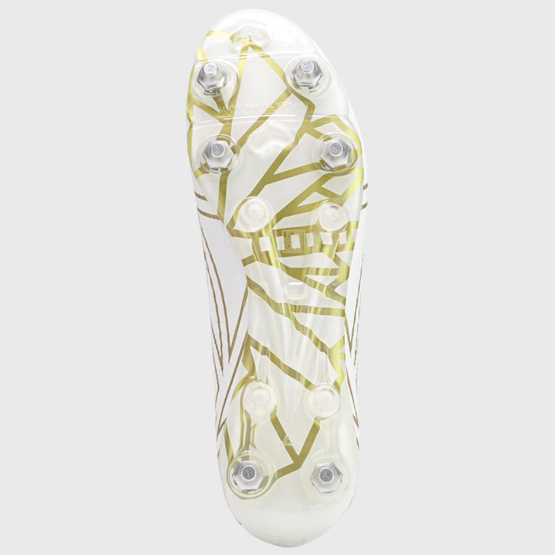 Oxen Metasock Hawkshift SG Rugby Boots White/Gold