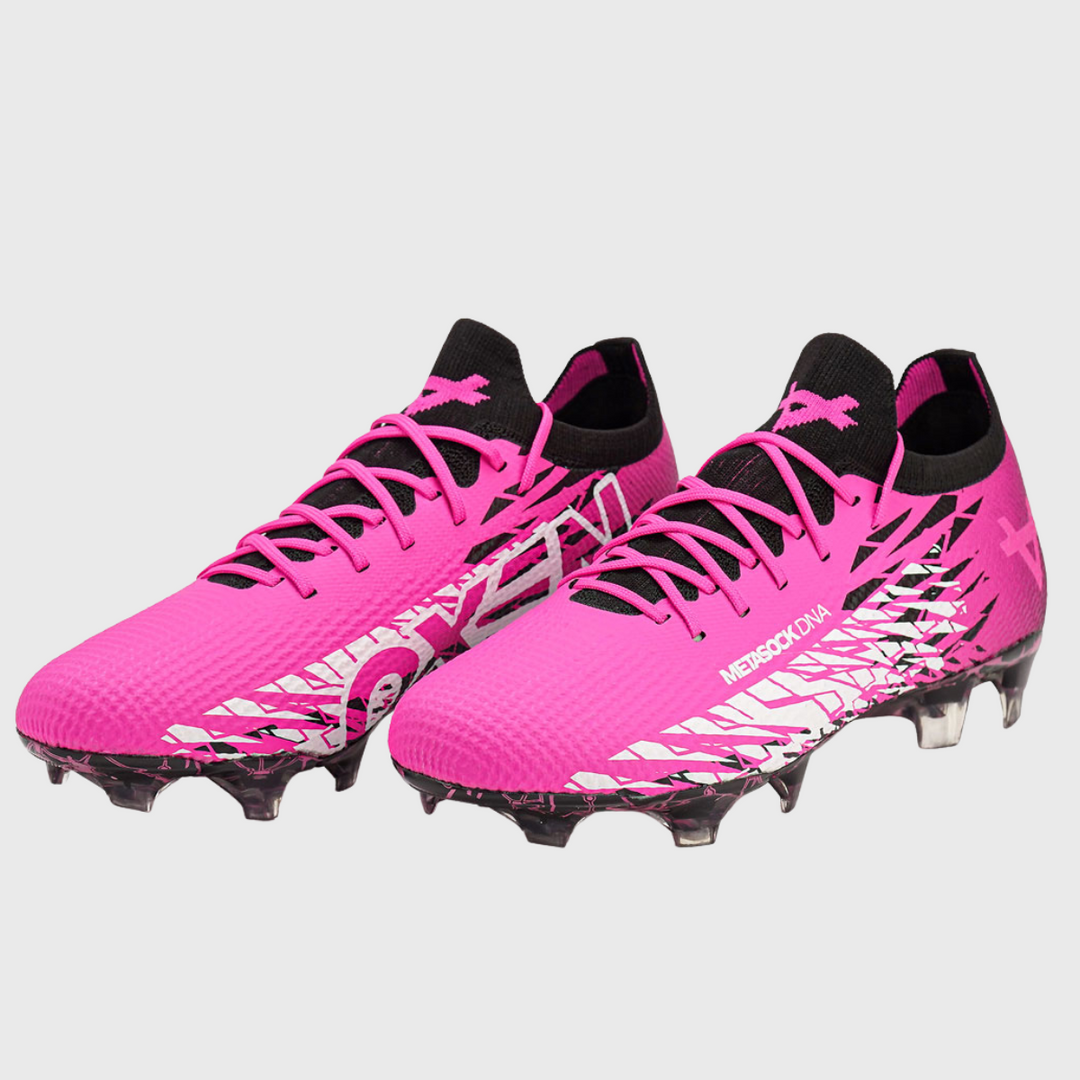 OXEN Metasock FG Rugby Boots Pink/Black - Rugbystuff.com