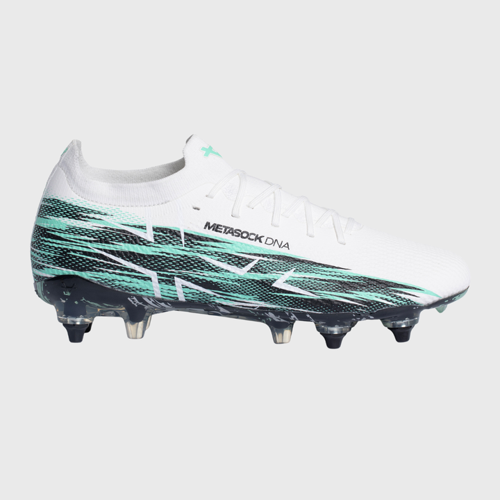 Oxen Metasock SG Rugby Boots Cool Mint White