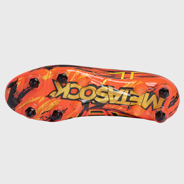 Oxen Metasock SG Rugby Boots Orange Blaze