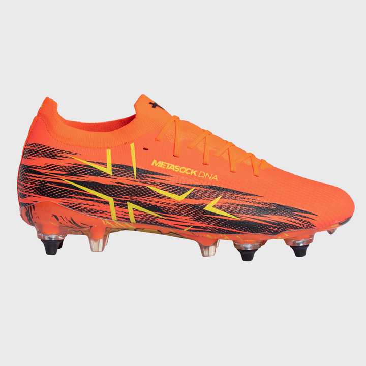 Oxen Metasock SG Rugby Boots Orange Blaze