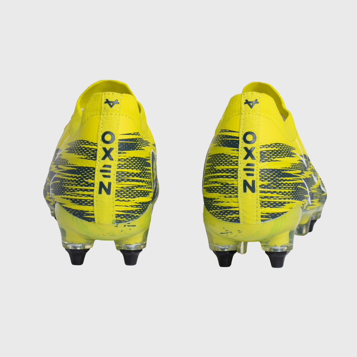Oxen Metasock SG Rugby Boots Yellow Flare