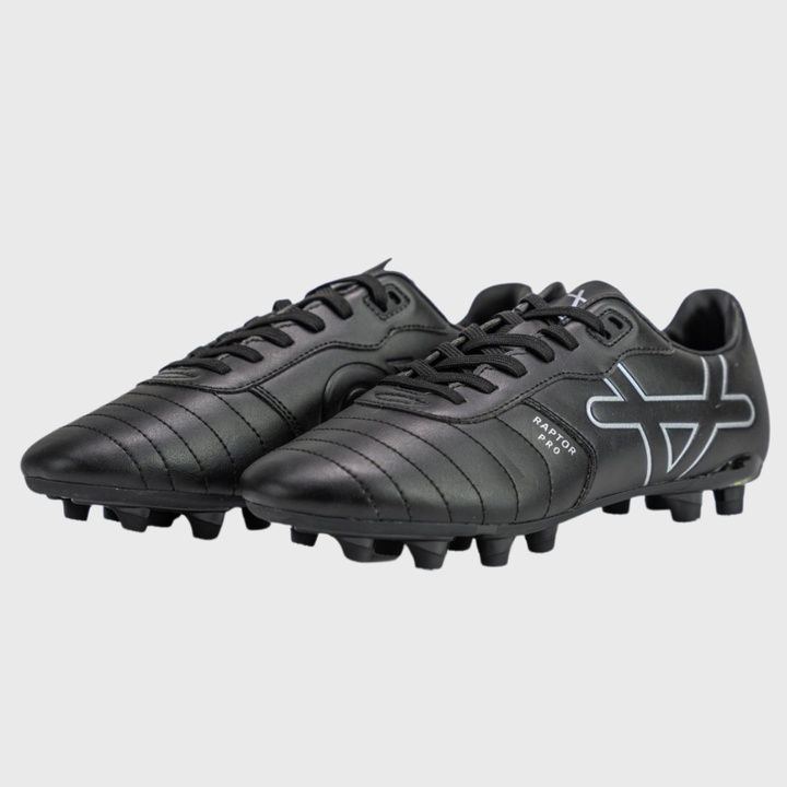 OXEN Raptor Pro HG Rugby Boots Black/Silver