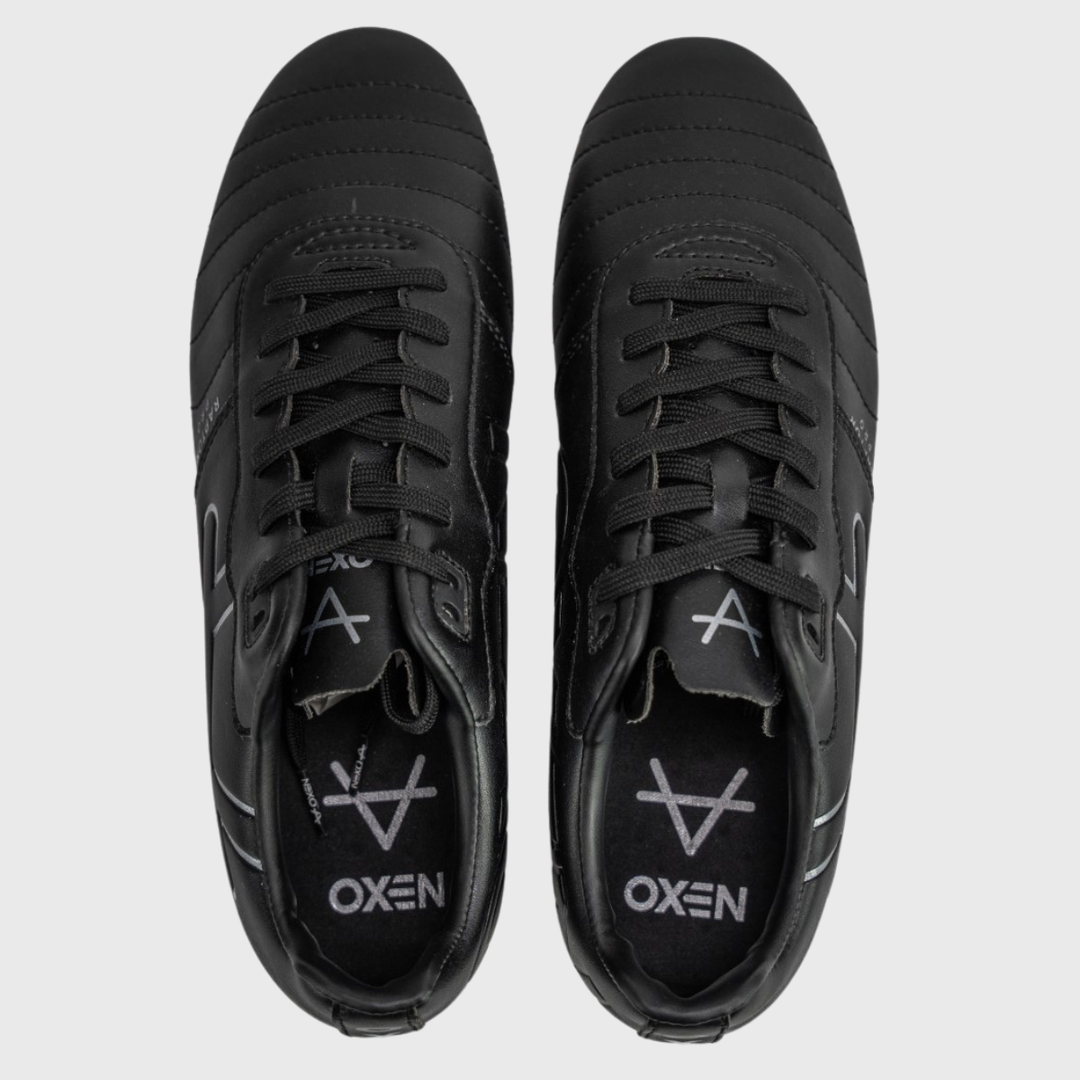 OXEN Raptor Pro HG Rugby Boots Black/Silver