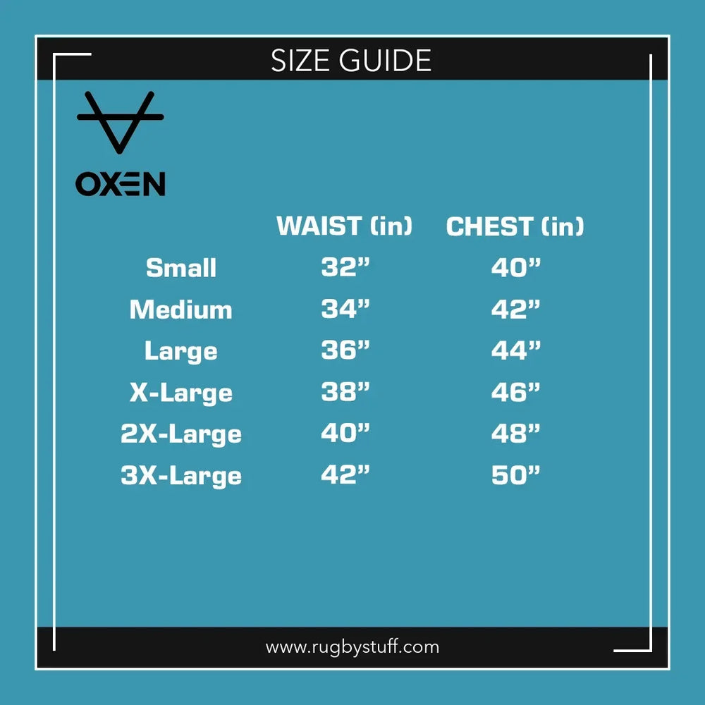 Oxen Army Rugby Gym Training Tee Black/Grey - Rugbystuff.com