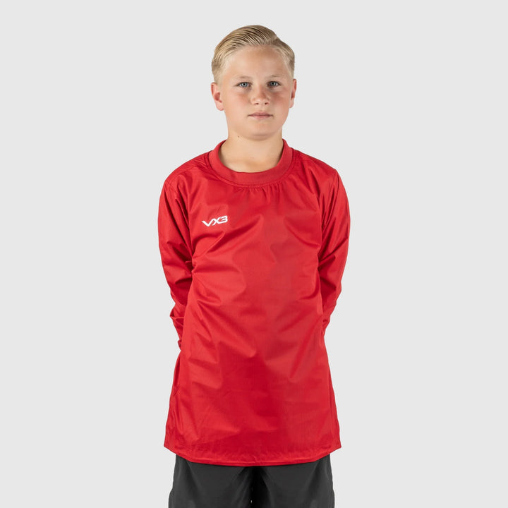 VX3 Primus Contact Top Kids Red - Rugbystuff.com