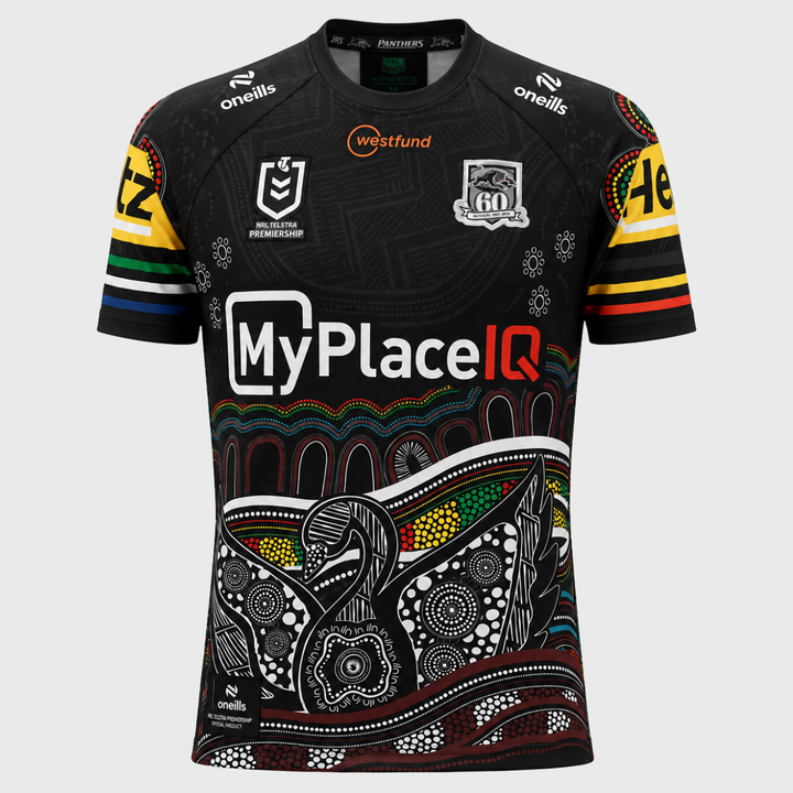 O'Neill's Penrith Panthers Men's NRL Indigenous Replica Rugby Jersey 2026