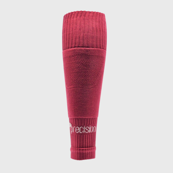 Precision Training Pro Footless Sleeve Socks Maroon