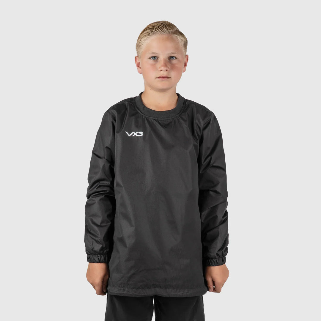 VX3 Primus Contact Top Kids Black - Rugbystuff.com