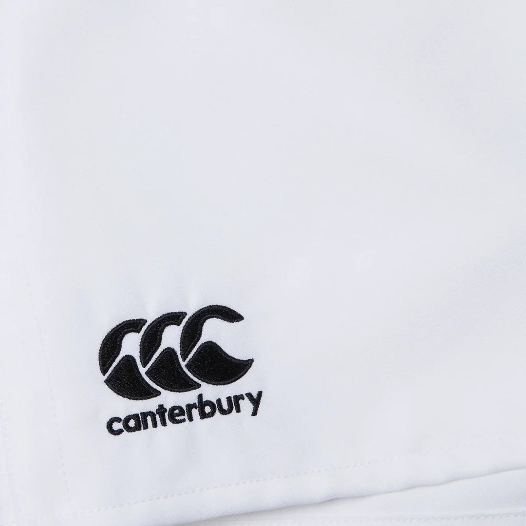 Canterbury Professional Polyester Rugby Shorts in White