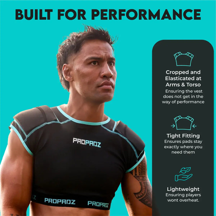 Propadz AC Gel Rugby Shoulder Pads – Rugbystuff.com