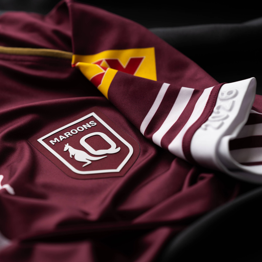 Puma Queensland Maroons Rugby League Home Replica Shirt 2026