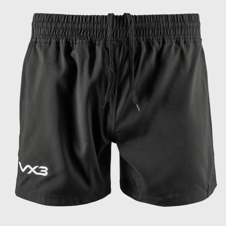 VX3 Revo Rugby Shorts Black - Rugbystuff.com