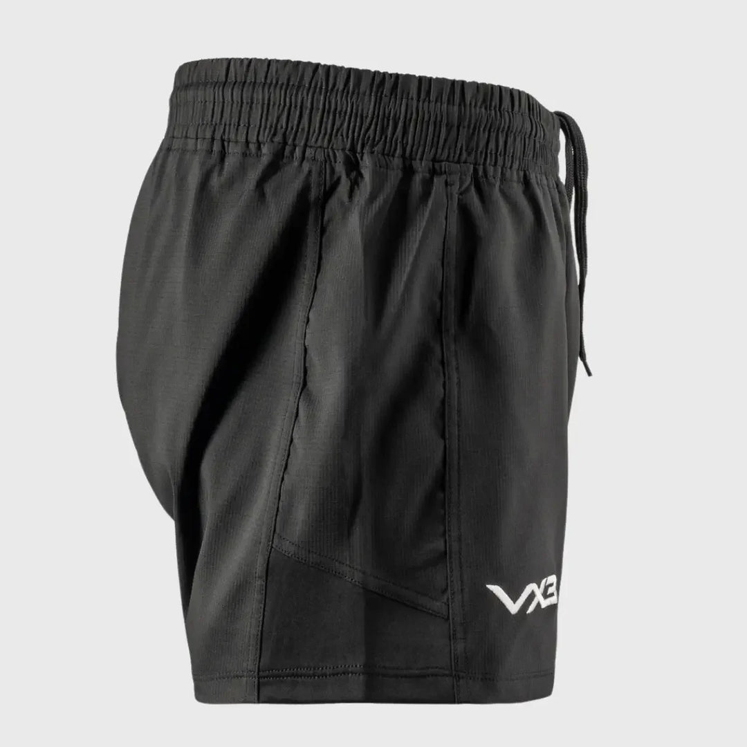 VX3 Revo Rugby Shorts Black - Rugbystuff.com