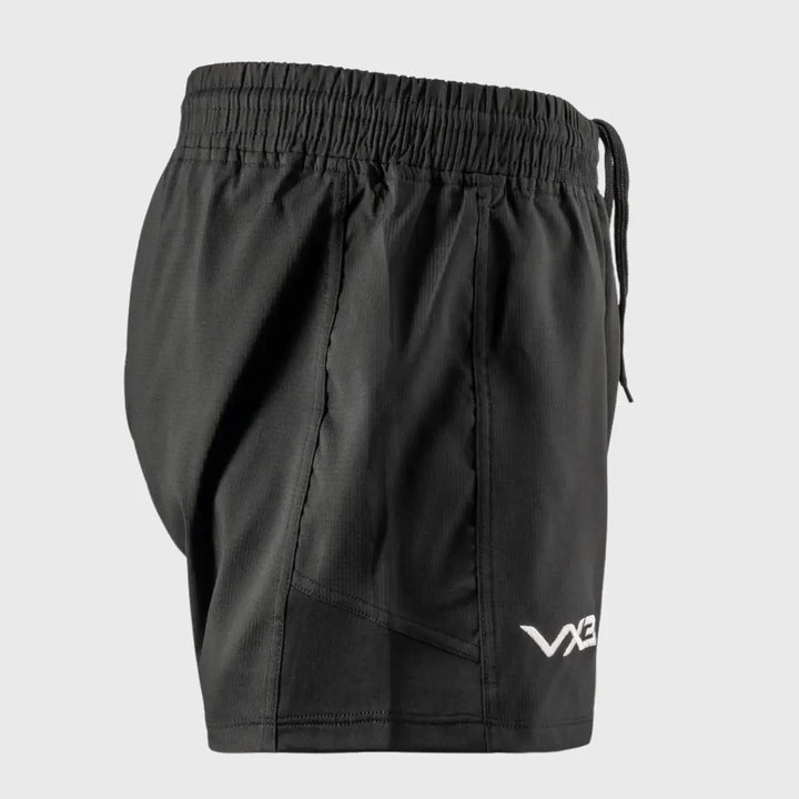 VX3 Revo Rugby Shorts Black - Rugbystuff.com