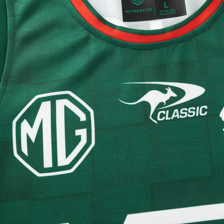 Classic Rabbitohs NRL Training Singlet Green 2026 - Rugbystuff.com