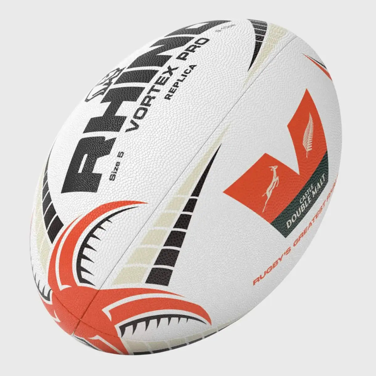 Rhino Greatest Rivalry Vortex Pro Replica Rugby Ball, view 2