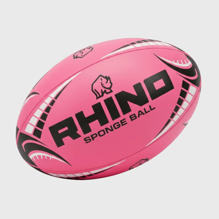 Rhino Sponge Rugby Ball Pink