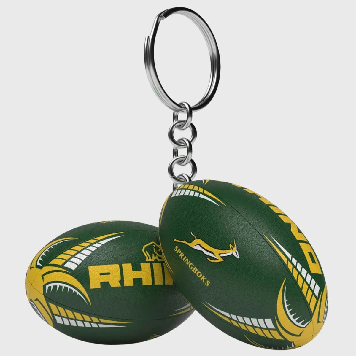 Rhino Springboks Rugby Ball Keyring – Rugbystuff.com