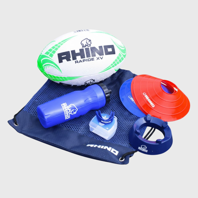 Rhino Players Set - Ball, Tee, Bottle, Cones & Mouthguard