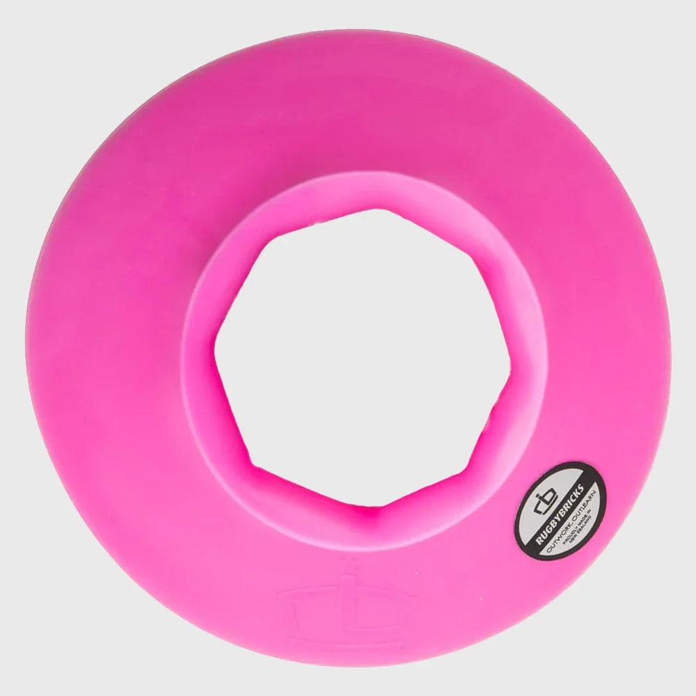 Rugby Bricks Vortex Mid Kicking Tee Hot Pink - Rugbystuff.com