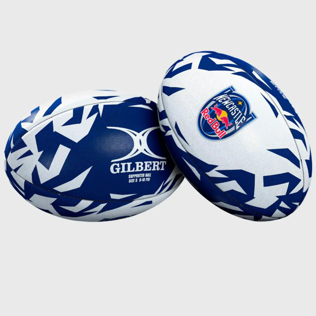 Gilbert Newcastle Red Bulls Supporters Rugby Ball - Rugbystuff.com